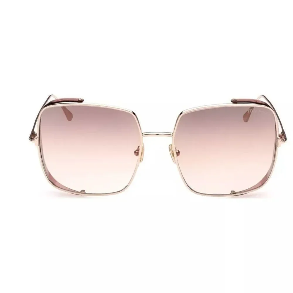New Authentic Tom Ford Toby FT0901-28F-60 Square Sunglasses